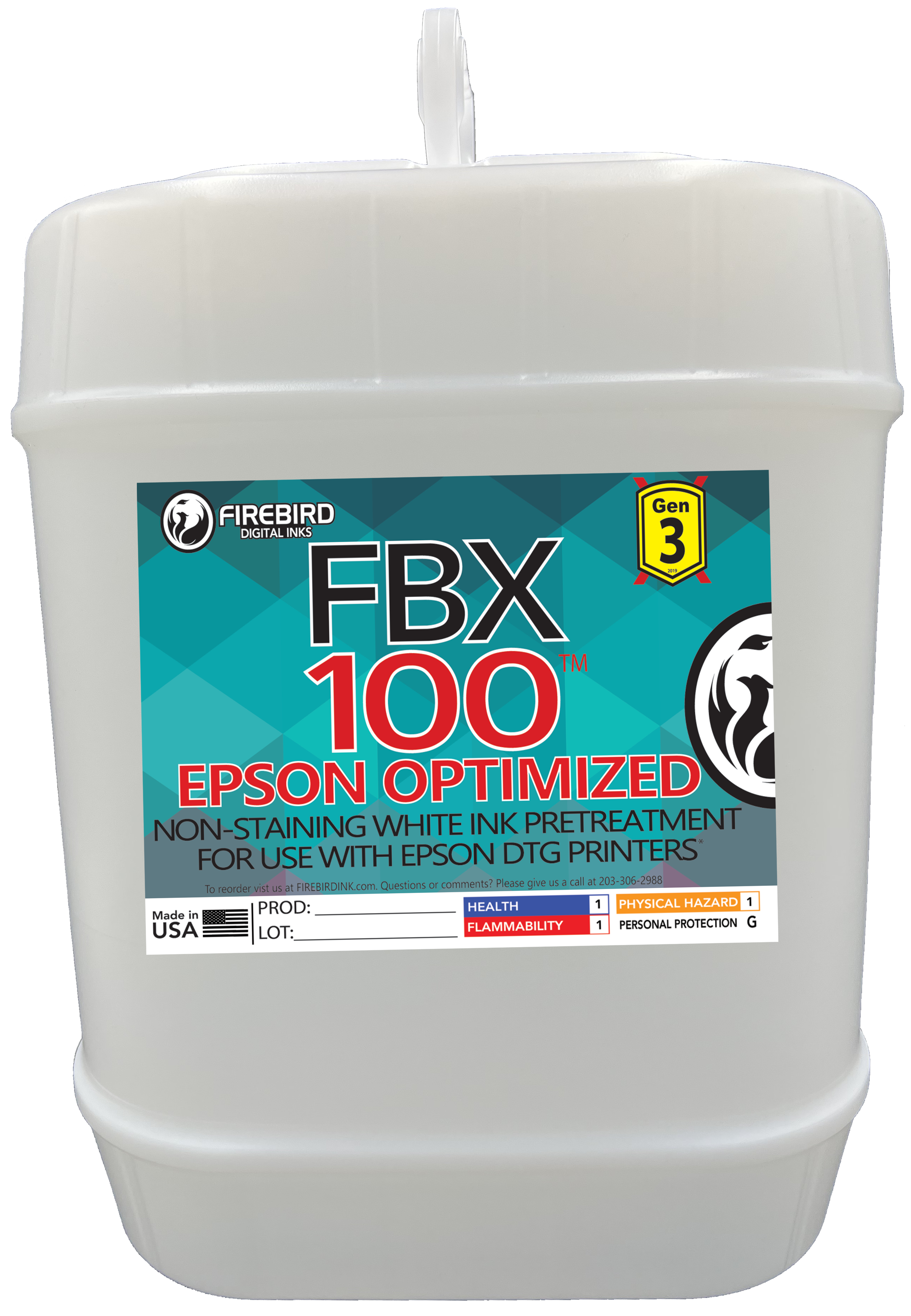 FBX-100 Gen3 Epson Optimized DTG Pretreatment