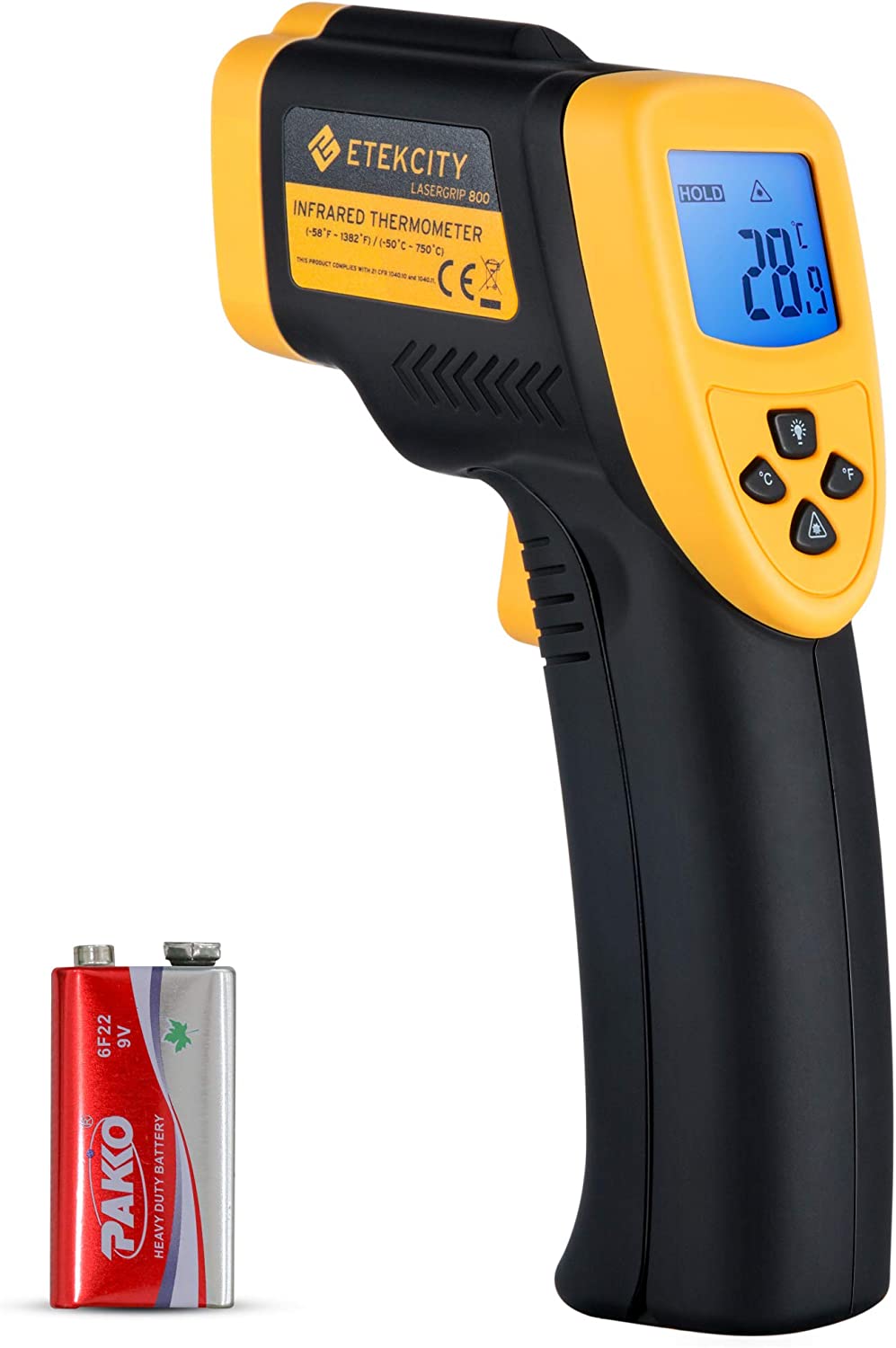 Laser Thermometer for DTG Temperature Verification