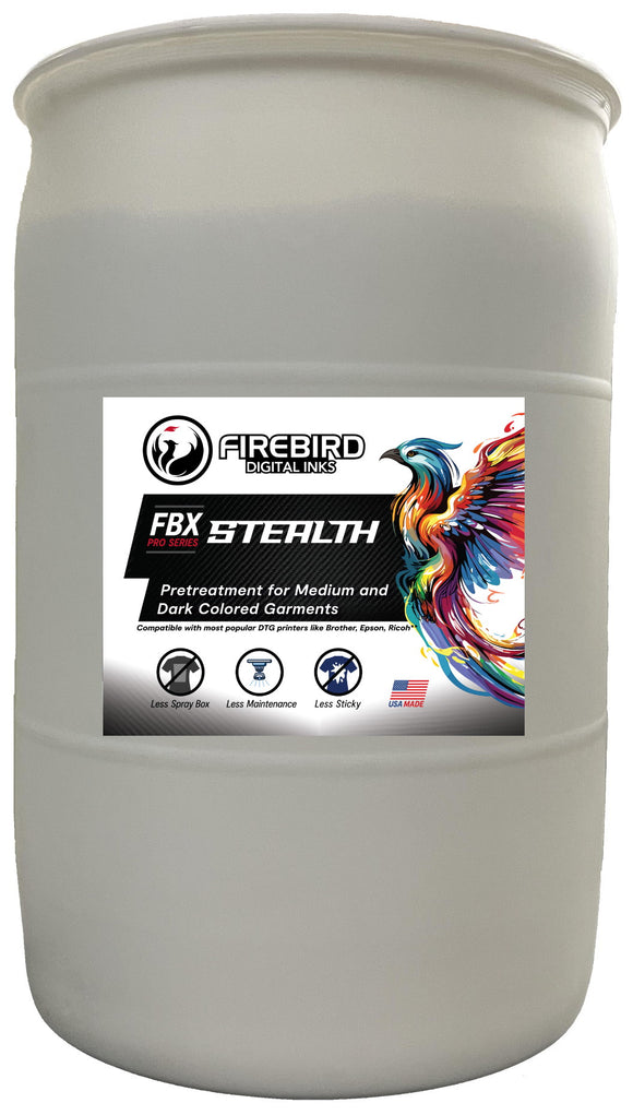FBX STEALTH - Pretreatment for Medium and Dark Colored Garments - 55 Gallons