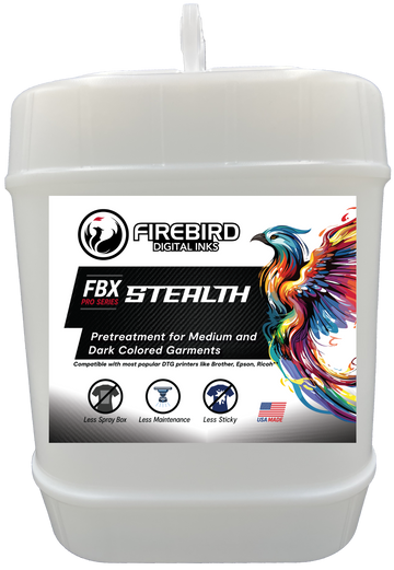 FBX STEALTH - Pretreatment for Medium and Dark Colored Garments - 5 Gallons