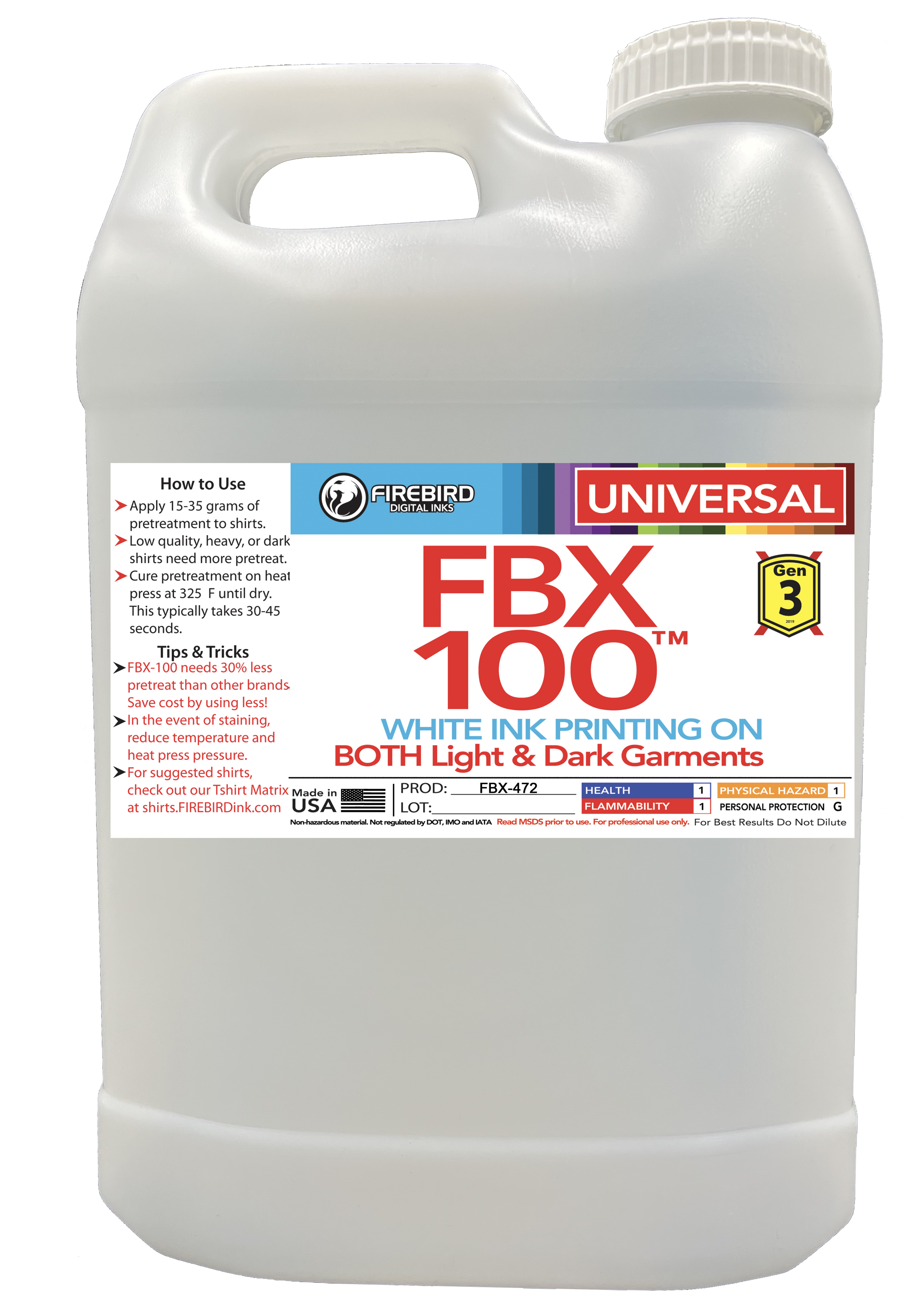 FBX-100 Gen3 Universal DTG Pretreatment