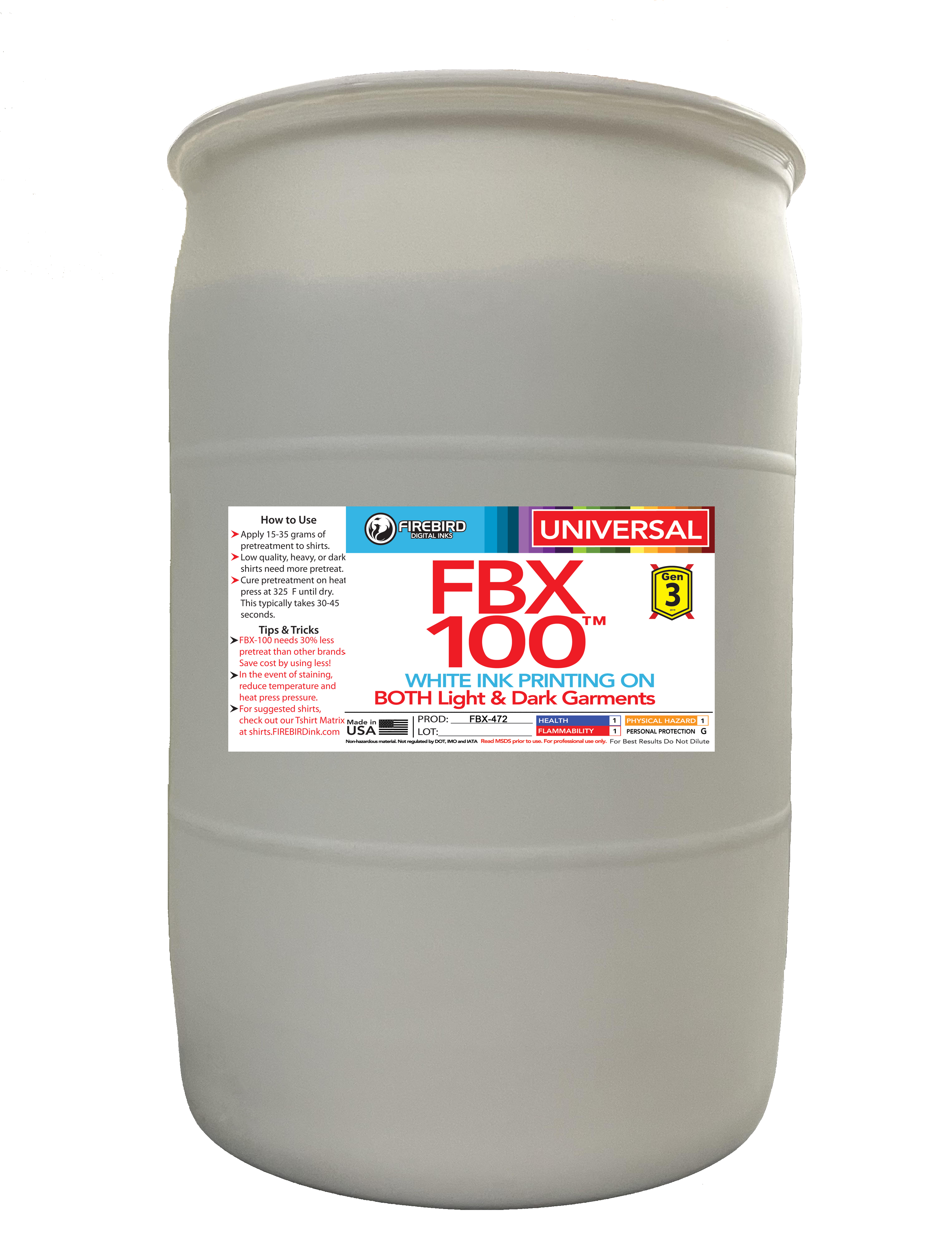 FBX-100 Gen3 Universal DTG Pretreatment