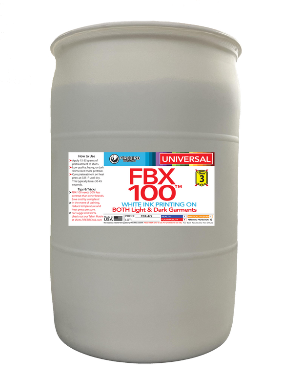 FBX-100 Gen3 Universal DTG Pretreatment - 55 Gallons