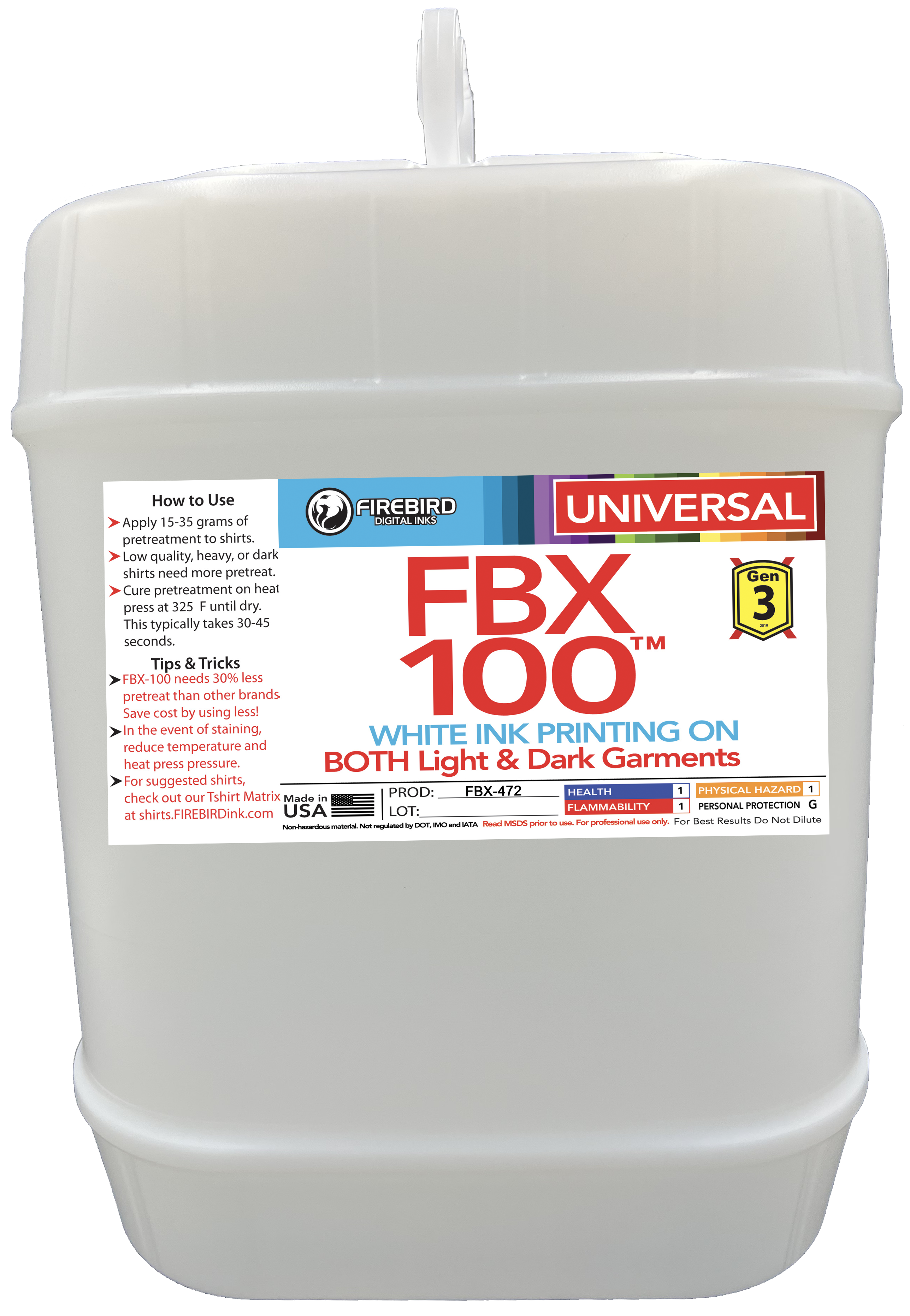 FBX-100 Gen3 Universal DTG Pretreatment