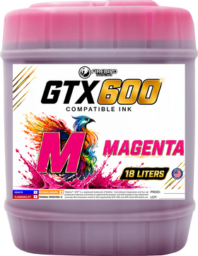 Brother GTX600 Compatible Ink - Magenta / 18 Liters