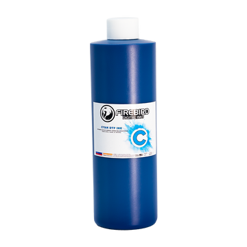 DTF ink compatible with Epson Printheads (i3200, DX5-DX10, XP600) - Cyan 500ml