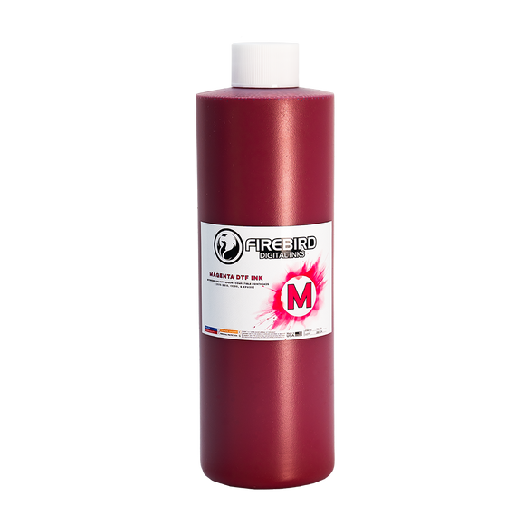 DTF ink compatible with Epson Printheads (i3200, DX5-DX10, XP600) - Magenta 500ml