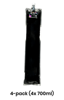 DTG Ink Replacement Bags for Brother GTX - Black 700ml 4-pack