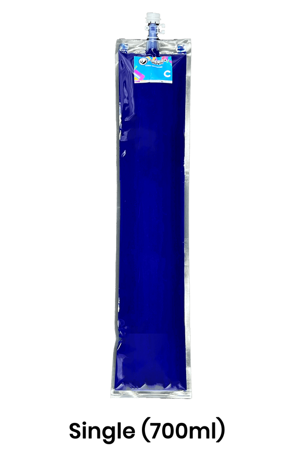 DTG Ink Replacement Bags for Brother GTX - Cyan 700ml Single