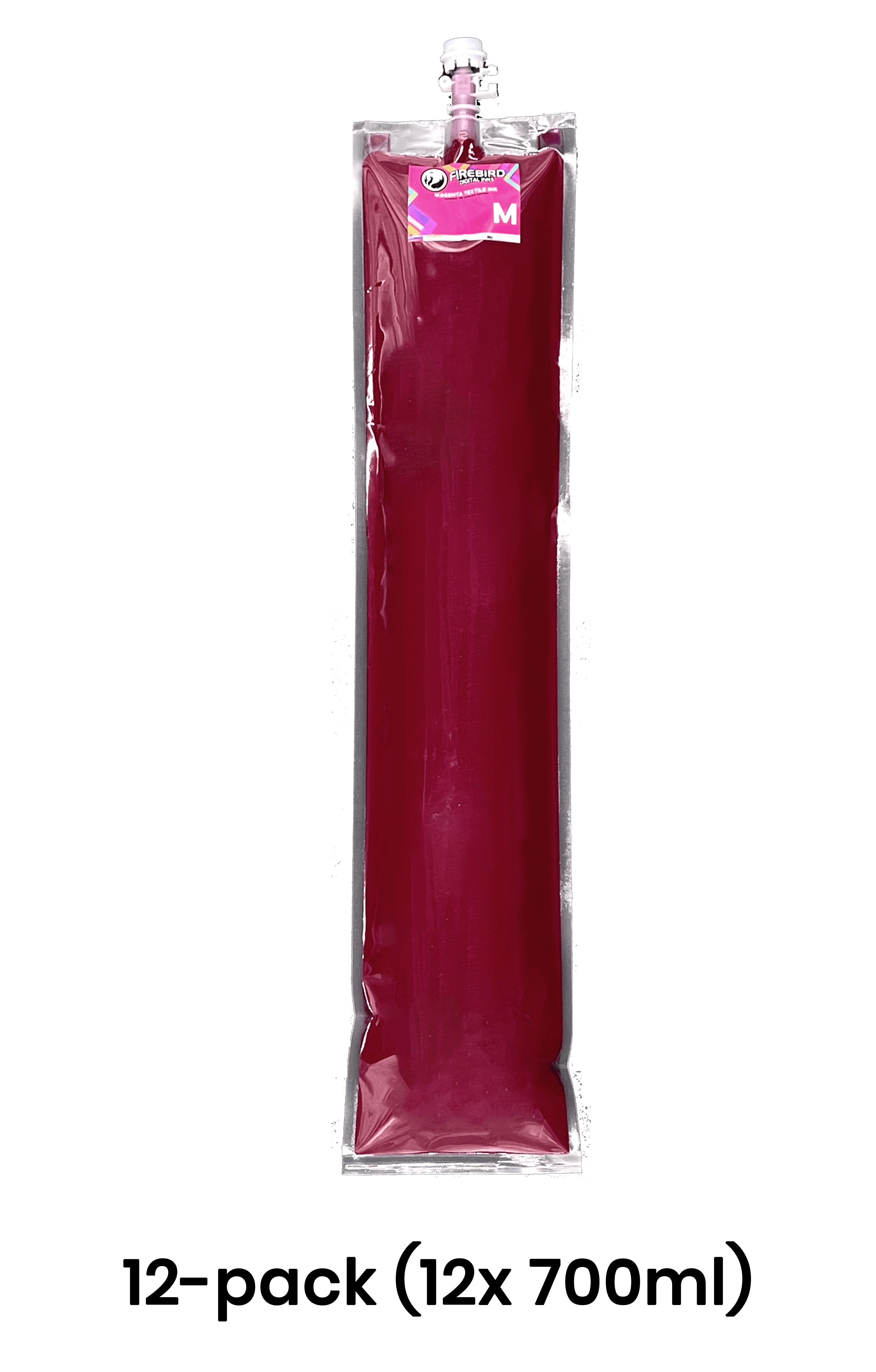 DTG Ink Replacement Bags for Brother GTX - Magenta 700ml 12-pack