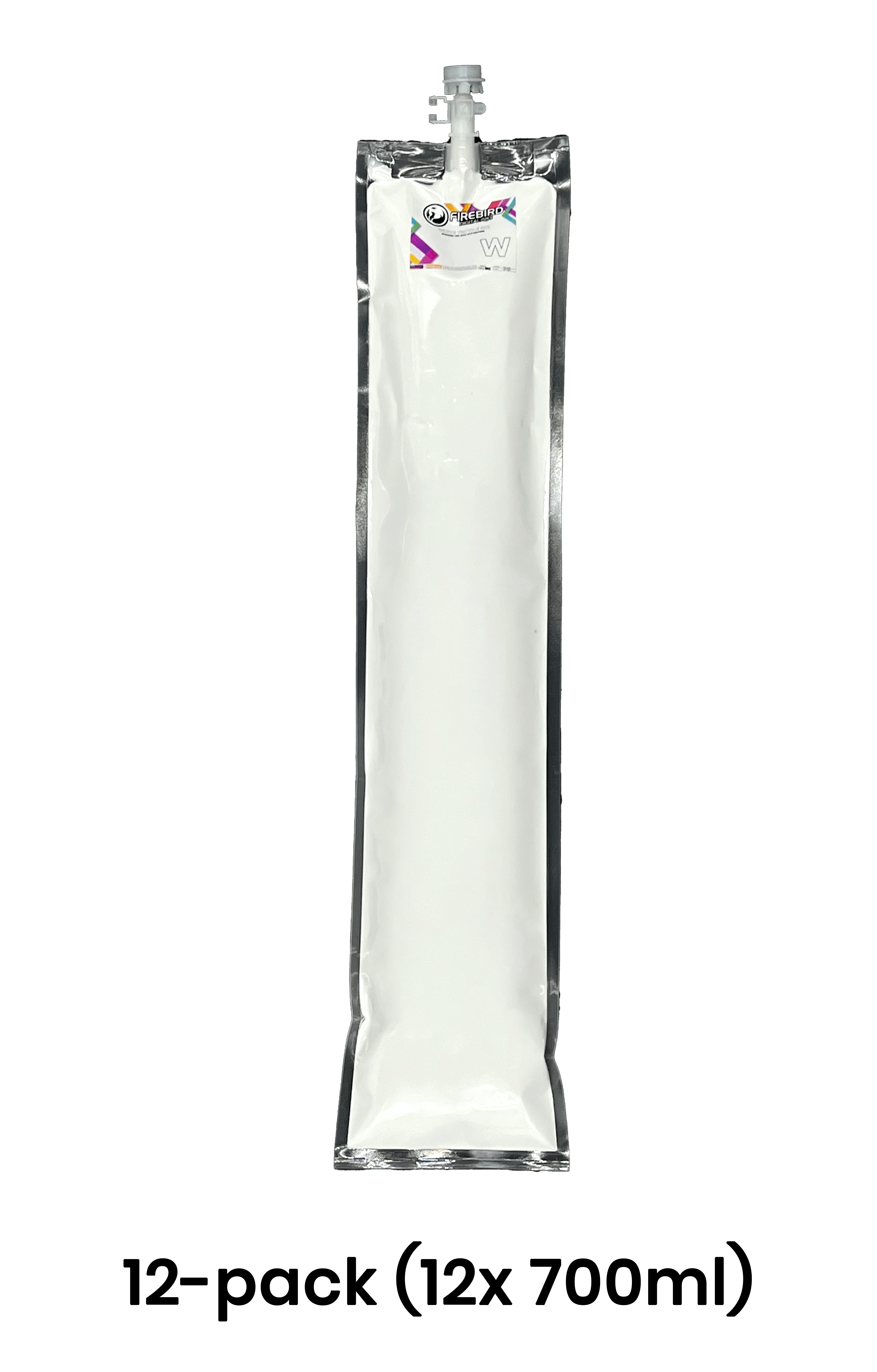 DTG Ink Replacement Bags for Brother GTX - White 700ml 12-pack