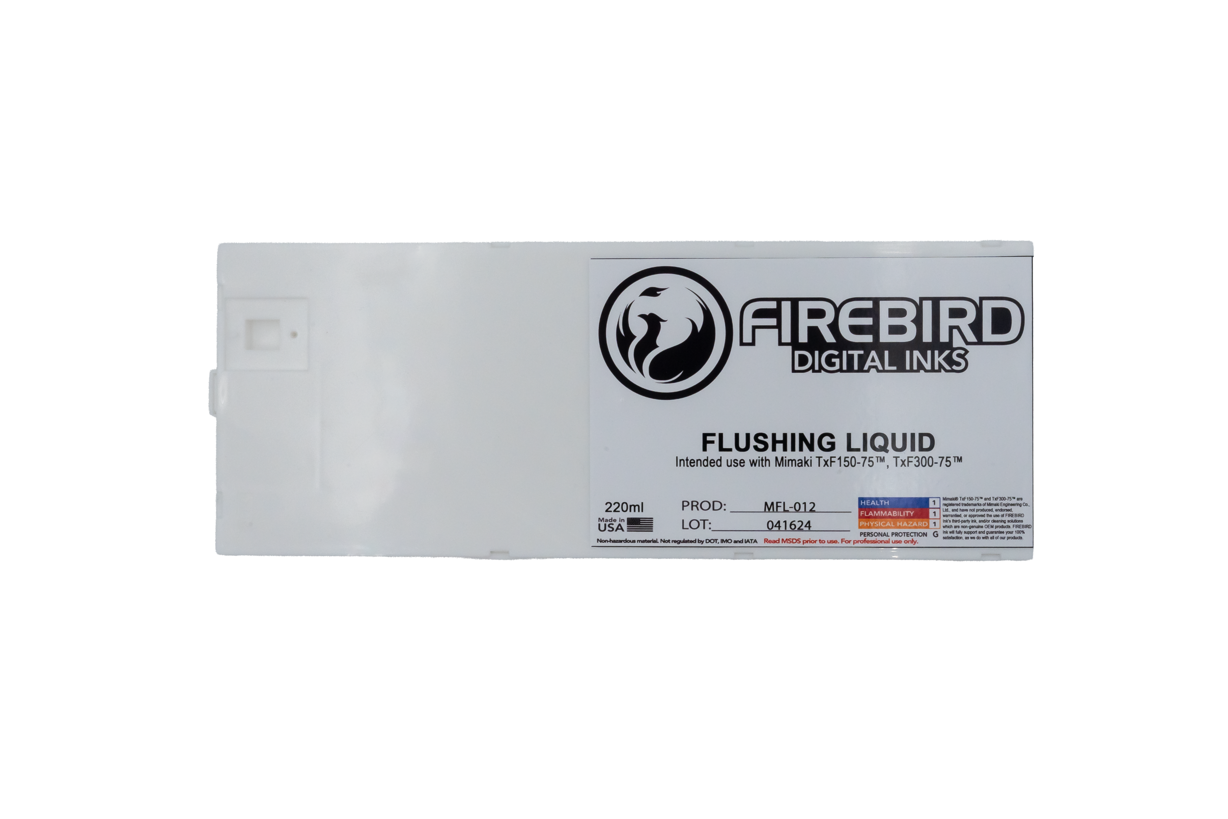 FIREBIRD Flushing Liquid 03 Replacement for Mimaki TxF150-75 and TxF300-75.