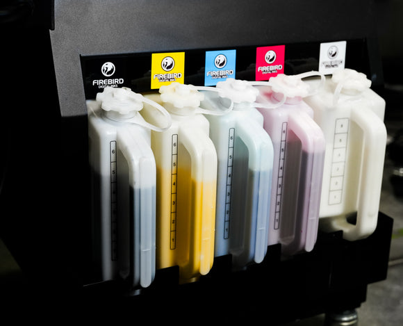 Brother GTX Pro B (Pre-Owned) - Preloaded with FIREBIRD Ink - bulk ink supply system.