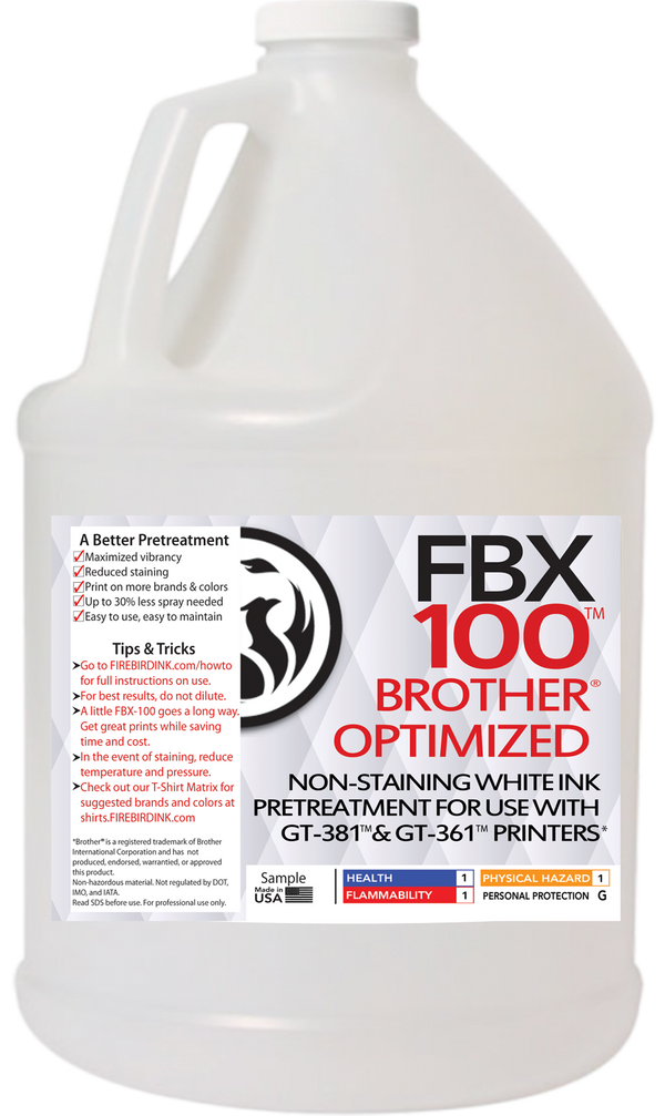 FBX-100 Brother Optimized DTG Pretreatment - 1