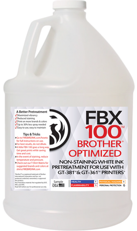 FBX-100 Brother Optimized DTG Pretreatment