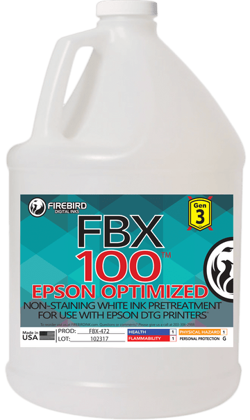 FBX-100 Gen3 Epson Optimized DTG Pretreatment - 1 Gallon