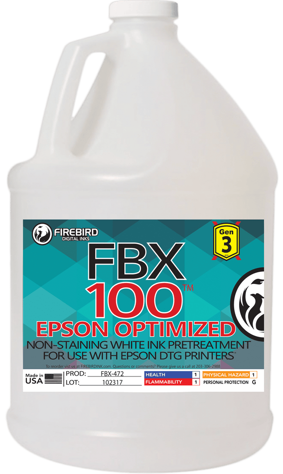 FBX-100 Gen3 Epson Optimized DTG Pretreatment - 1 Gallon
