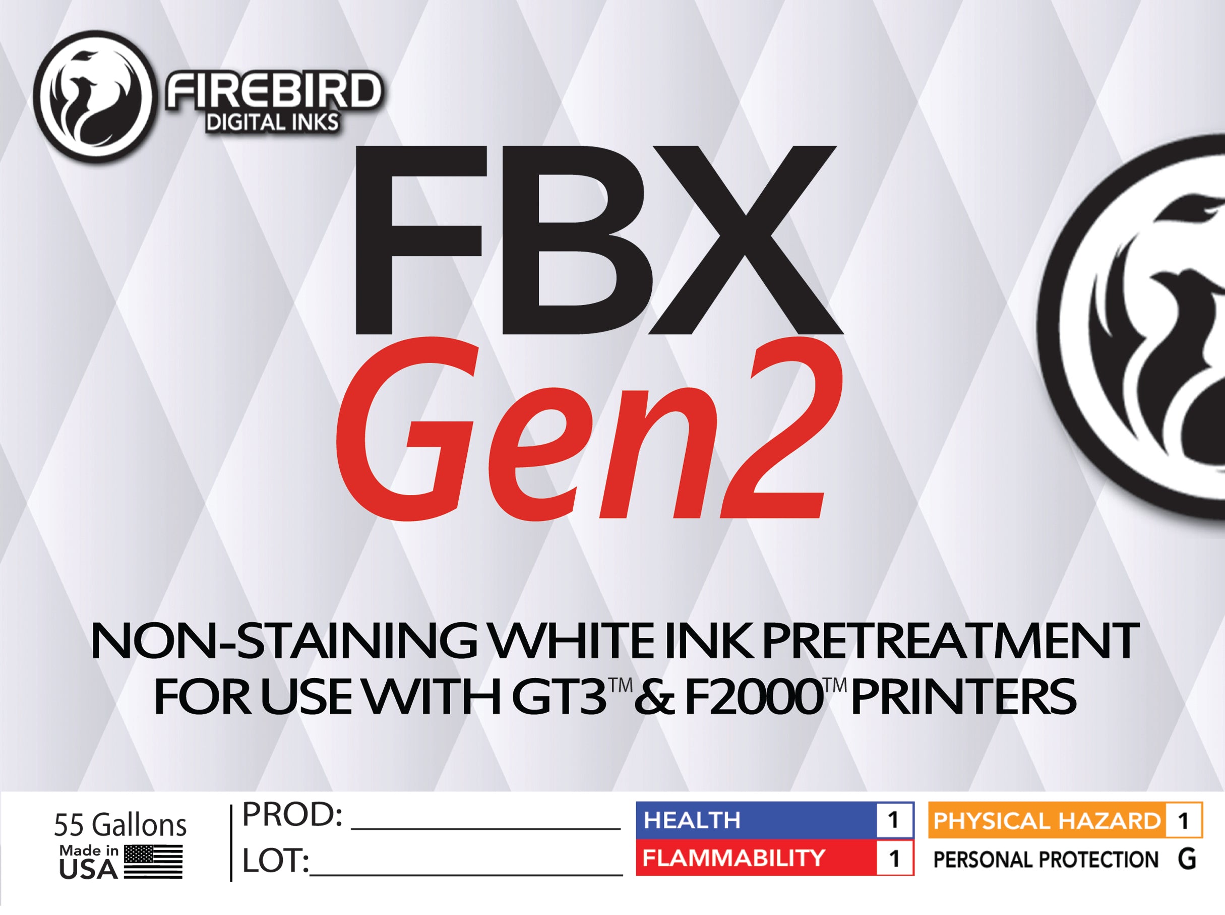 FBX-100 F2000 Optimized DTG Pretreatment