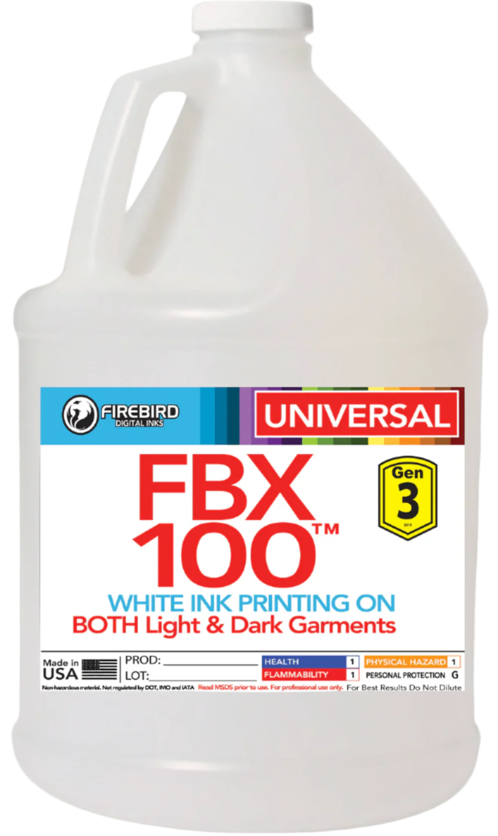 FBX-100 Gen3 Universal DTG Pretreatment | FIREBIRD Ink