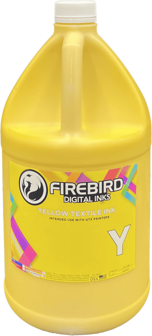 DTG Ink Compatible with Brother GTXpro B Yellow 4L